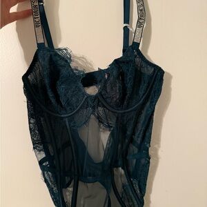 Victorias Secret Teal BodySuite New With Tags